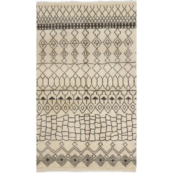 Safavieh 9 x 12 ft. Rectangle Transitional Loft Creme and Brown Hand Knotted Rug LFT122A-9 - main